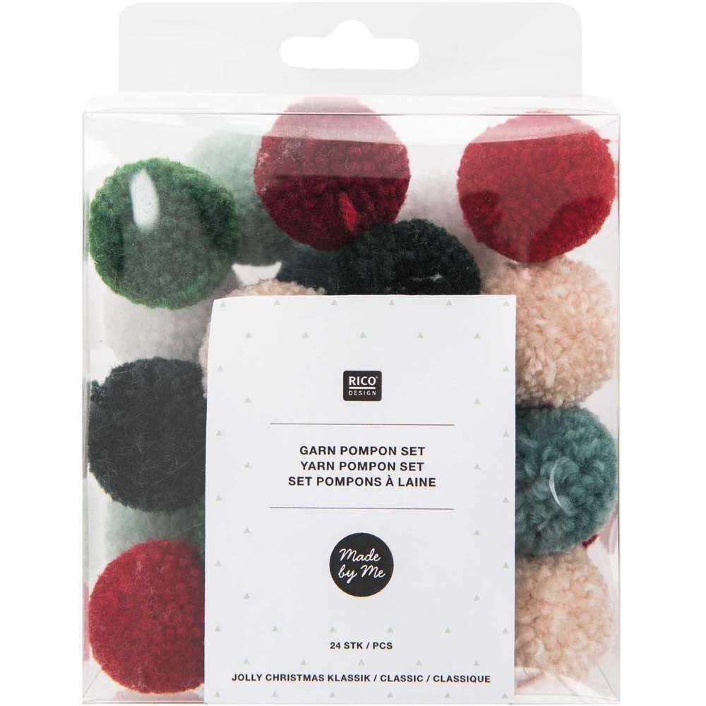 08758.00.45_2_ml Rico Design - Set de pompons Jolly X MAS classique 08758.00.45 (164) – Image 1
