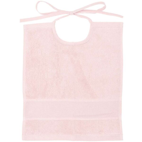 Rico Design - Bavoir simple Coloris Rose pastel 145025