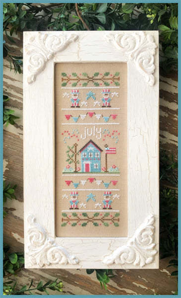 Country Cottage Needleworks  - July Sampler