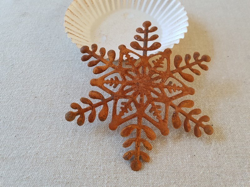 20190226_100019_ml LCF - Flocon de neige rouillé 10 cm – Image 1