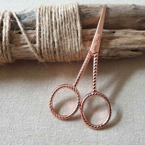 AX - Ciseaux  Modèle Vintage coloris Or Rose