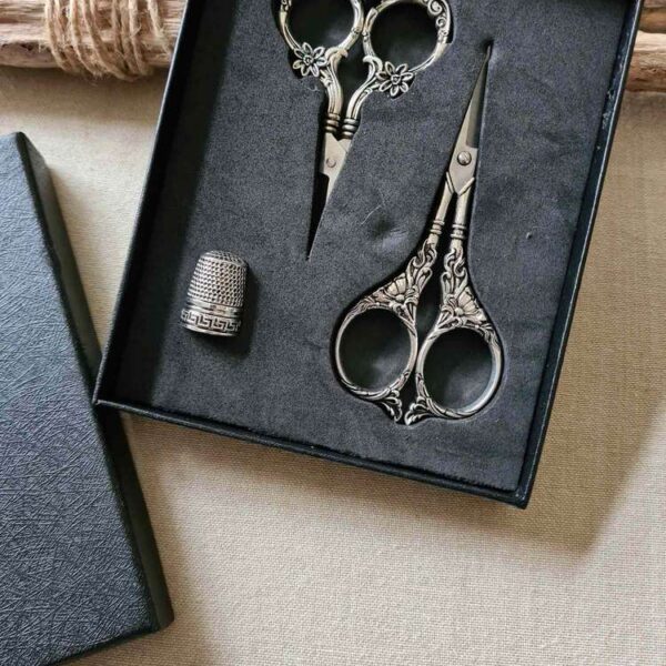 AX - Coffret cadeau ciseaux coloris Argent (Maintenon - Montespan)