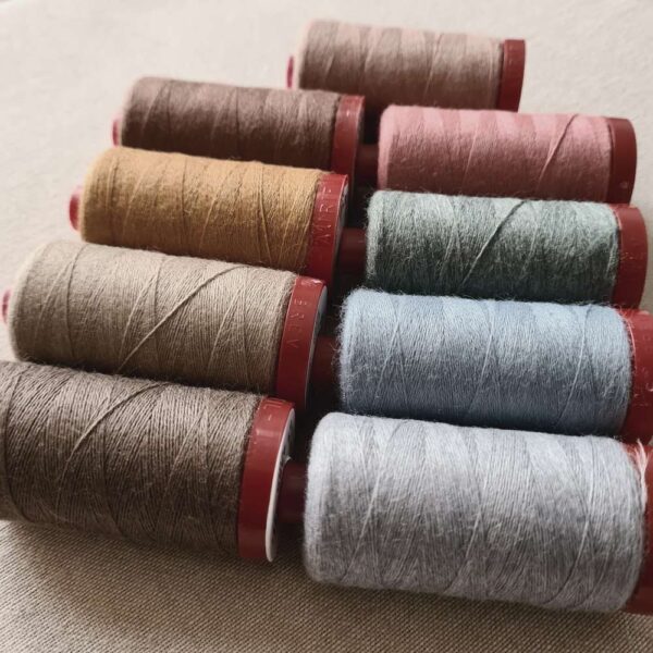 Hatched and Patched - Day in HappyLand , Option AURIFIL LANA