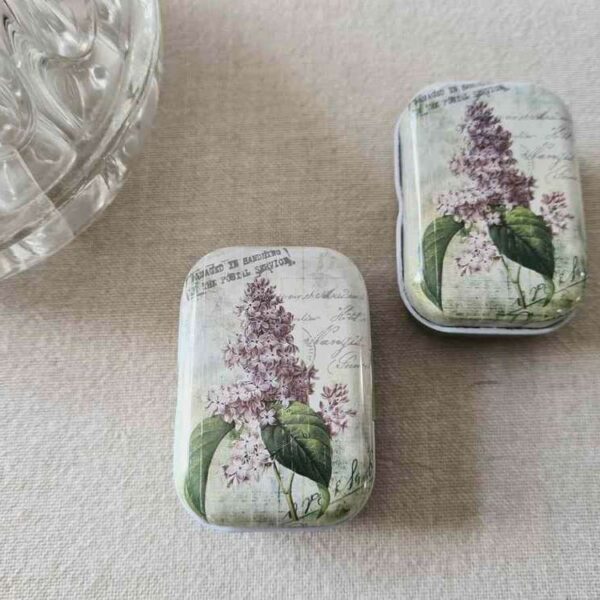 Mini Boite métal - Fleurs VINTAGE 15