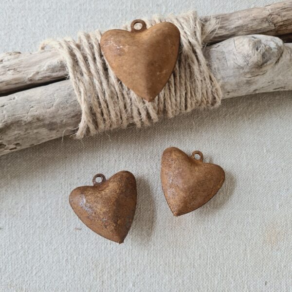 LCF - Breloque Coeur Rouillé