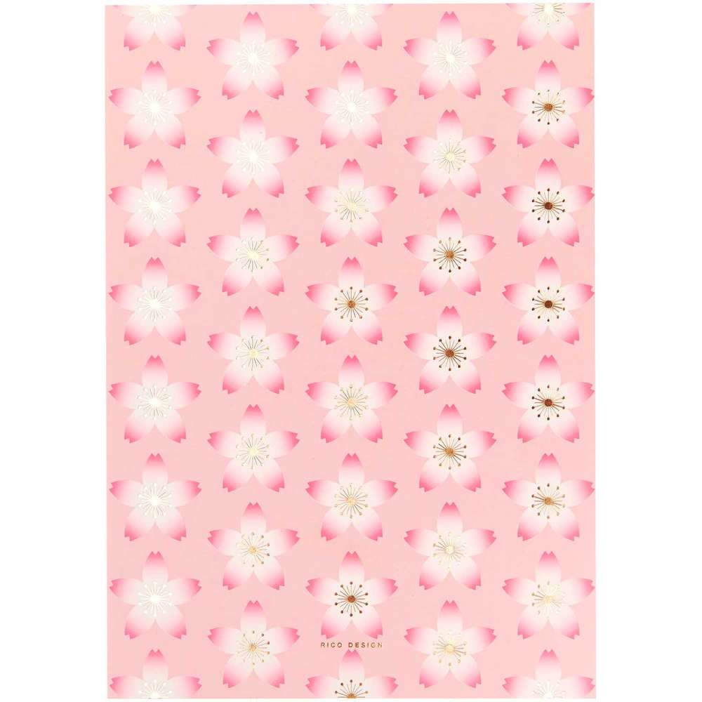 300257_1_ml Rico Design - Bloc à notes, Sakura Sakura, Rose – Image 1