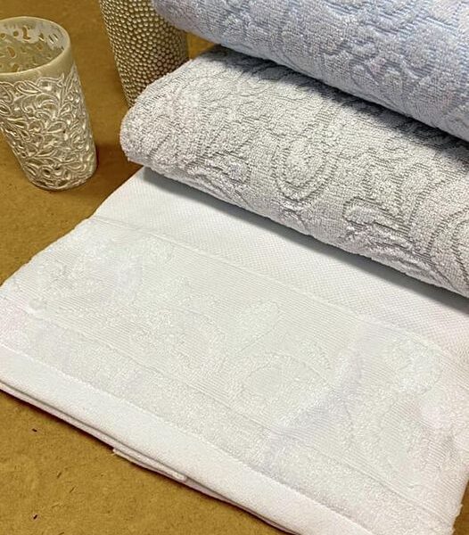 Graziano - Lot éponges pour le bain , collection SPA, Blue sky