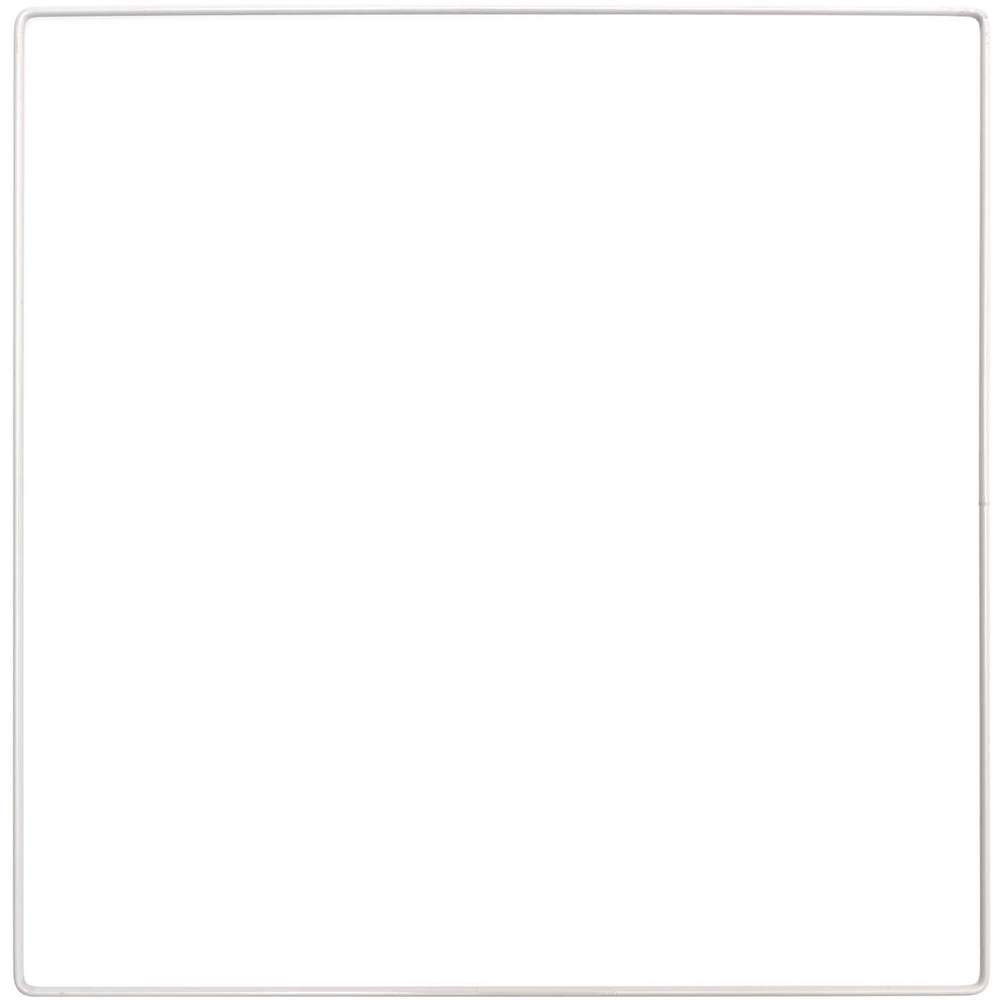 38006.30.30_1_ml Rico Design- Anneau métal carré Blanc 30 cm – Image 1