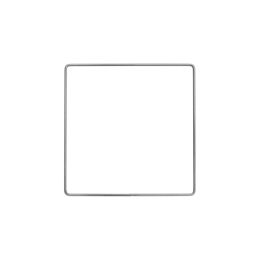 38006.50.15_1_ml Rico Design- Anneau métal carré Gris anthracite 15 cm – Image 1