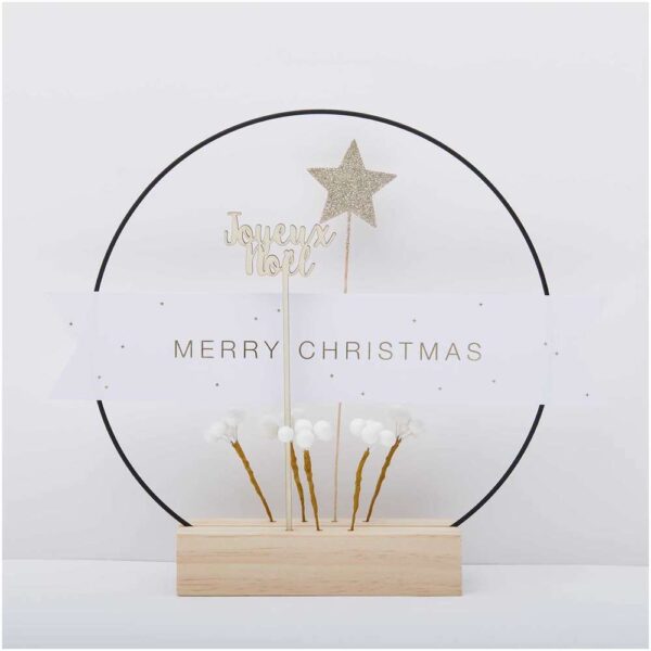 Rico Design - Bague en métal noir mat, 10 cm (38007)