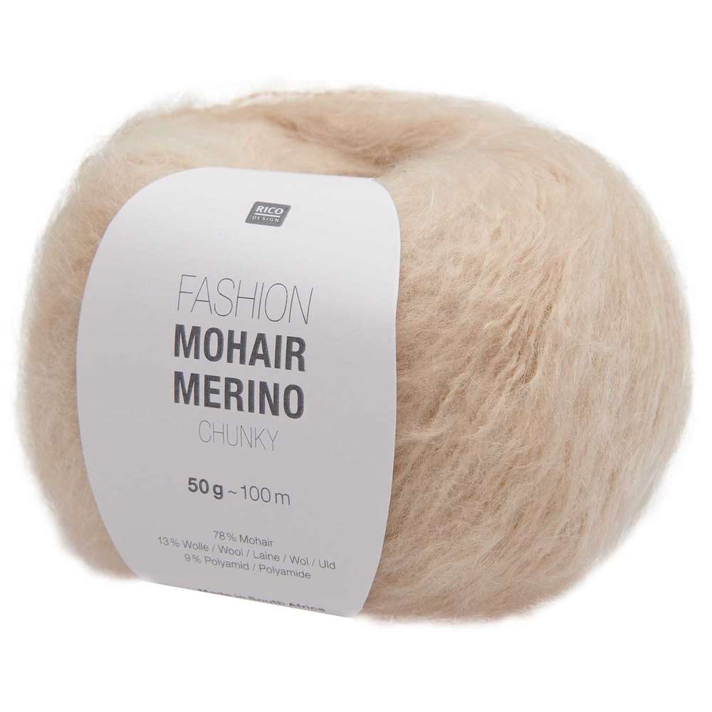 383272.012_2_ml Rico design - Fashion Mohair Merino chunky coloris Ecru 012 – Image 1