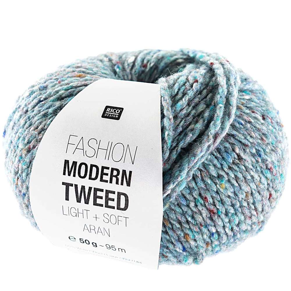 383273.007_2_ml Rico Design - Fashion modern tweed aran col Bleu clair 007 – Image 1