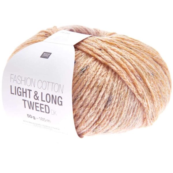 Rico Design - Fashion Cotton Light & Long tweed dk coloris Pêche 016