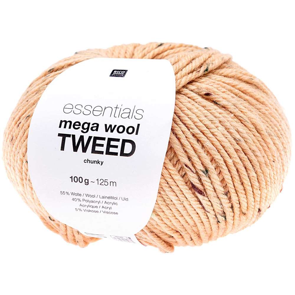 383288.003_2_ml Rico Design - Essentials Mega Wool tweed chuncky col Abricot 003 – Image 1