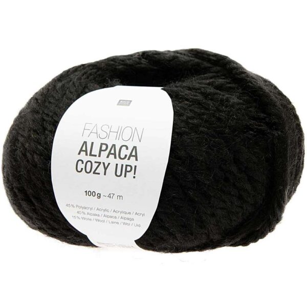 Rico Design - Fashion Alpaca Cozy Up! Coloris Noir 006