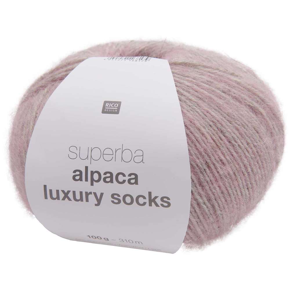383305.009_2_ml Rico Design - Superba Alpaca Luxury Socks Pink 009 – Image 1
