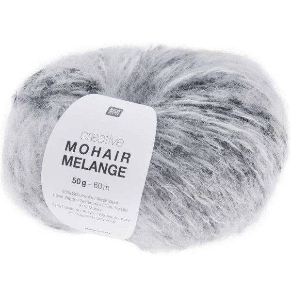 Rico Design - Creative Mohair mélange col Gris 008