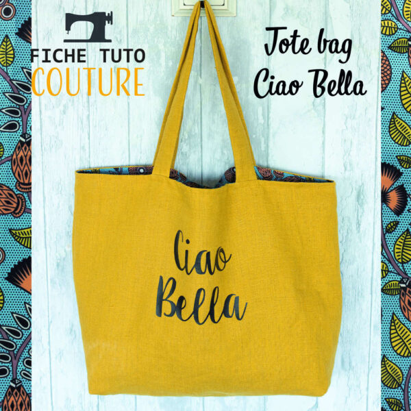 3B - Tuto tote bag "Ciao Bella"
