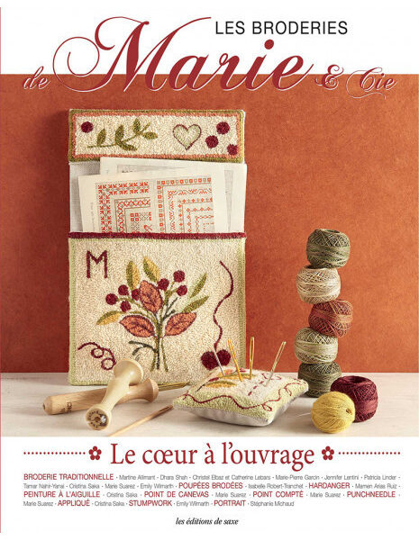 EDS - Les broderies de Marie & Cie n°12 - Le coeur à l'ouvrage