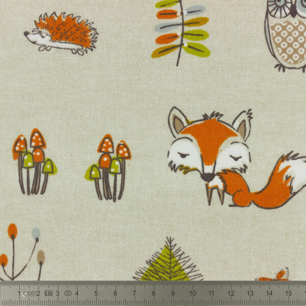 COM - Tissu Fryett's enduit renard