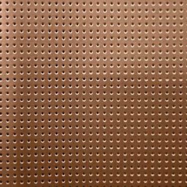 LCM - Vinyle laqué perforé Or Cuivré
