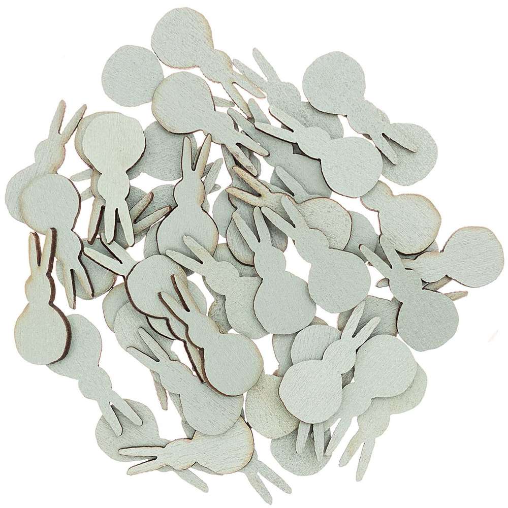 7040.25.66_1_ml RICO DESIGN - Sujets bois Mini Lapins Menthe – Image 1