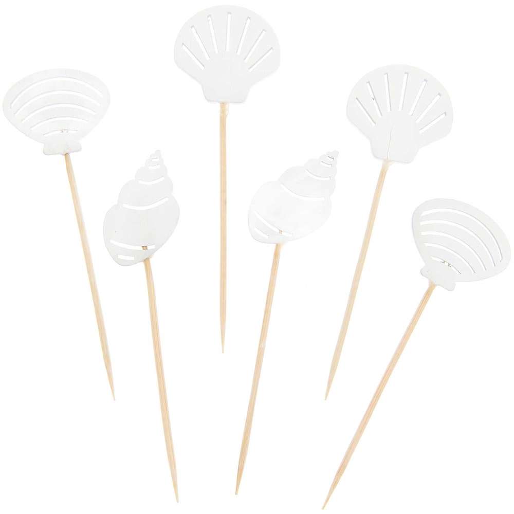 7040.32.94_1_ml Rico design - Pics déco coquillage blanc – Image 1