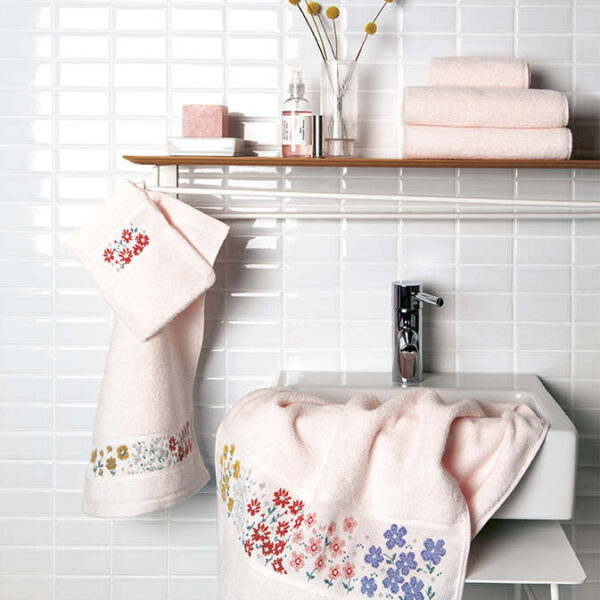 Rico Design - Serviette invité Coloris Coloris Rose Baby 740221.61 (169)
