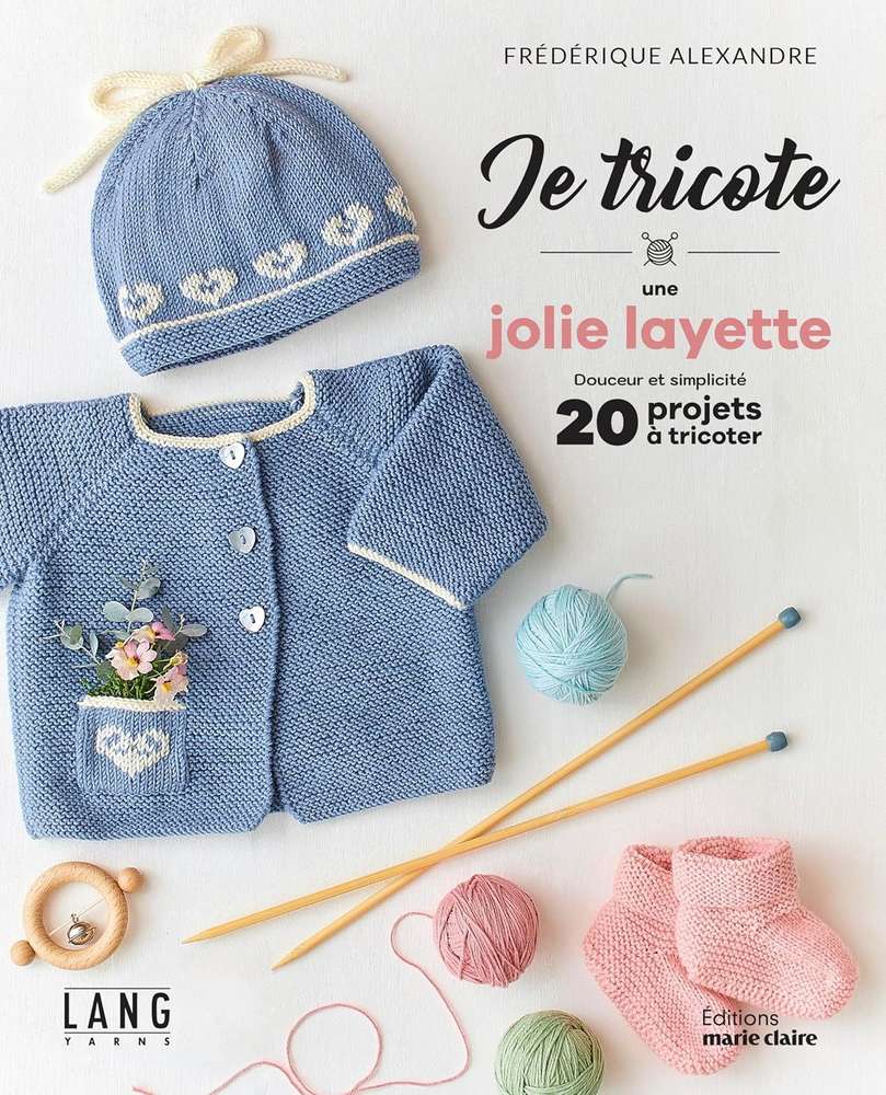 91XE401RS-L._SL1500__ml MIL - Je tricote une jolie layette – Image 1