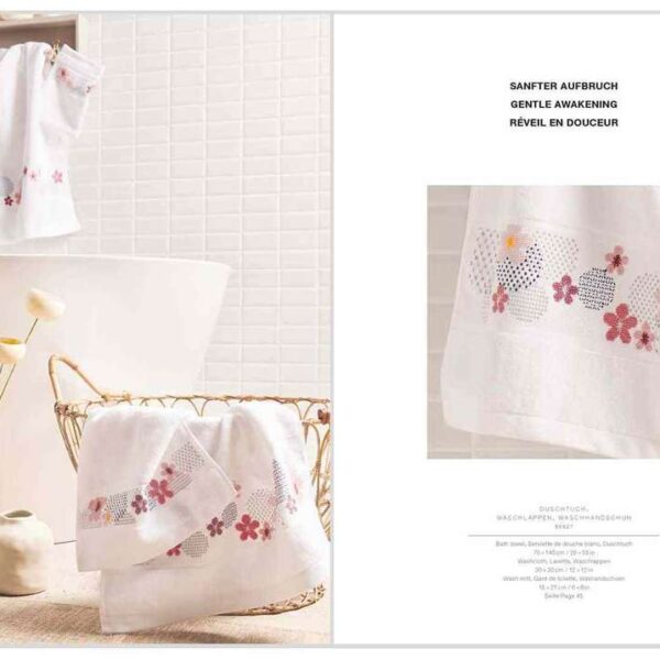 Rico Design - Serviette de Toilette Coloris Blanc (184)