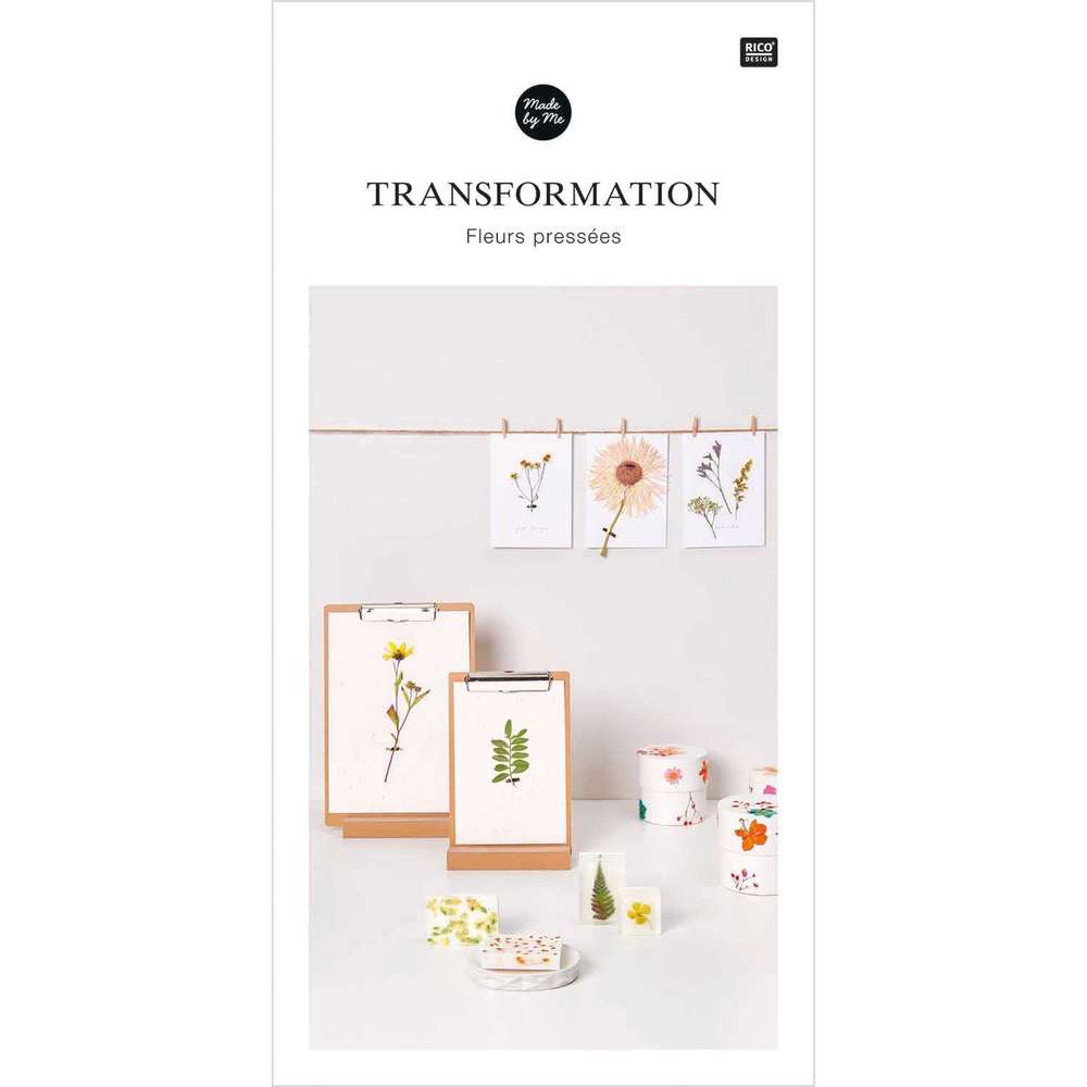 930003_PU_1_ml Rico Design - Made by Me Livret d'instructions Fleurs pressées – Image 1