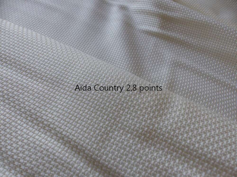 Aida_Country_2.8_pts_Zweigart_col_11_ml Zweigart - Aïda Country 2.8 pts Zweigart col 11 coupon de 20x140cm – Image 1