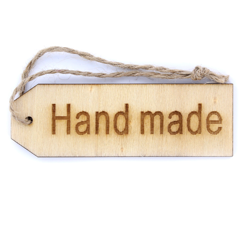 LF - Etiquettes en bois 'handmade'