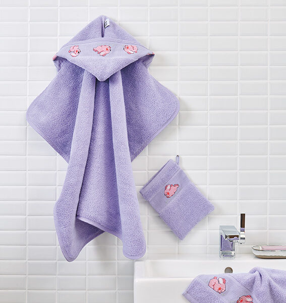 Rico Design - Serviette invité Coloris Lilas pâle 142021 (175)