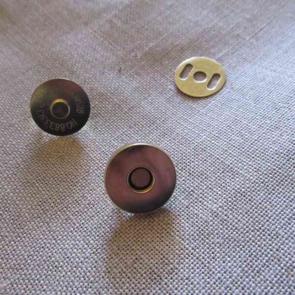 lcf - Bouton Fermoir magnétique Or 18mm