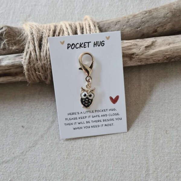 LCF - Porte clé Ciseaux  Chouette coloris Noir