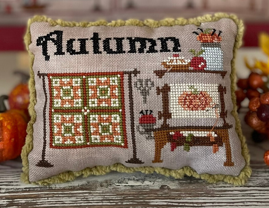 Needle-Thread-Autumn-_ml Mani di Donna - Needle & Thread Seasons pillows , Autumn – Image 1