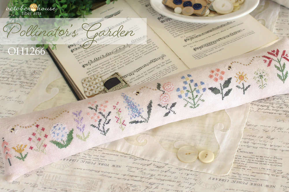 October_House_fiber_arts_-_Pollinators_garden_ml October House fiber arts - Pollinator's garden – Image 1