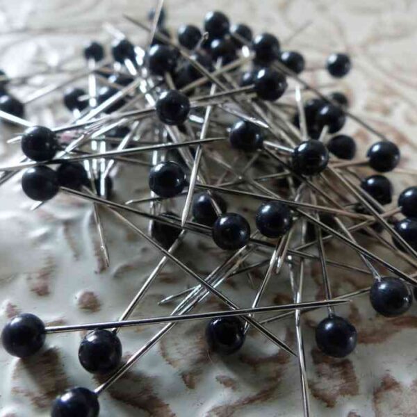 LCF - Lot de 10 Epingles Coloris Noir