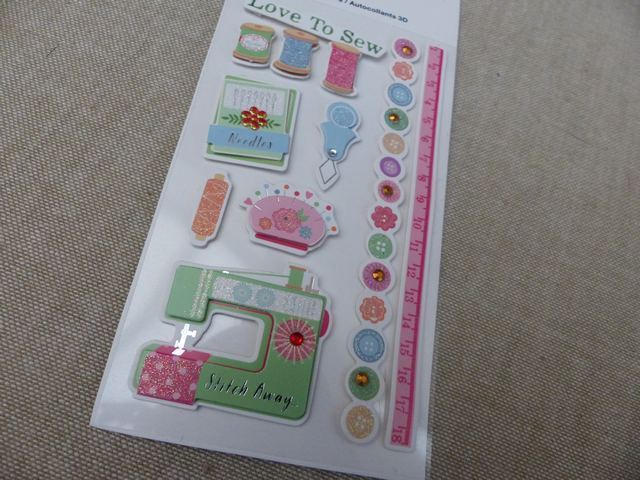 P1060034_ml Rico Design - Autocollants 3D , Passion Couture – Image 1