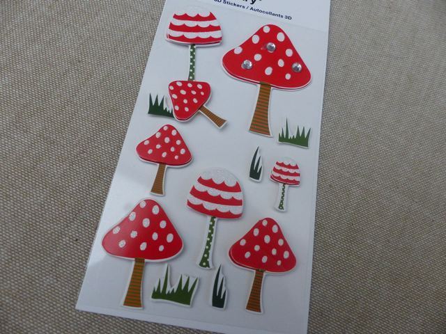 P1060040_ml Rico Design - Autocollants 3D , Champignons – Image 1