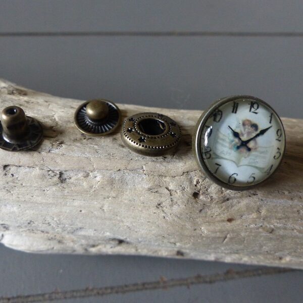 lcf - Bouton pression rond 18mm Modèle 7