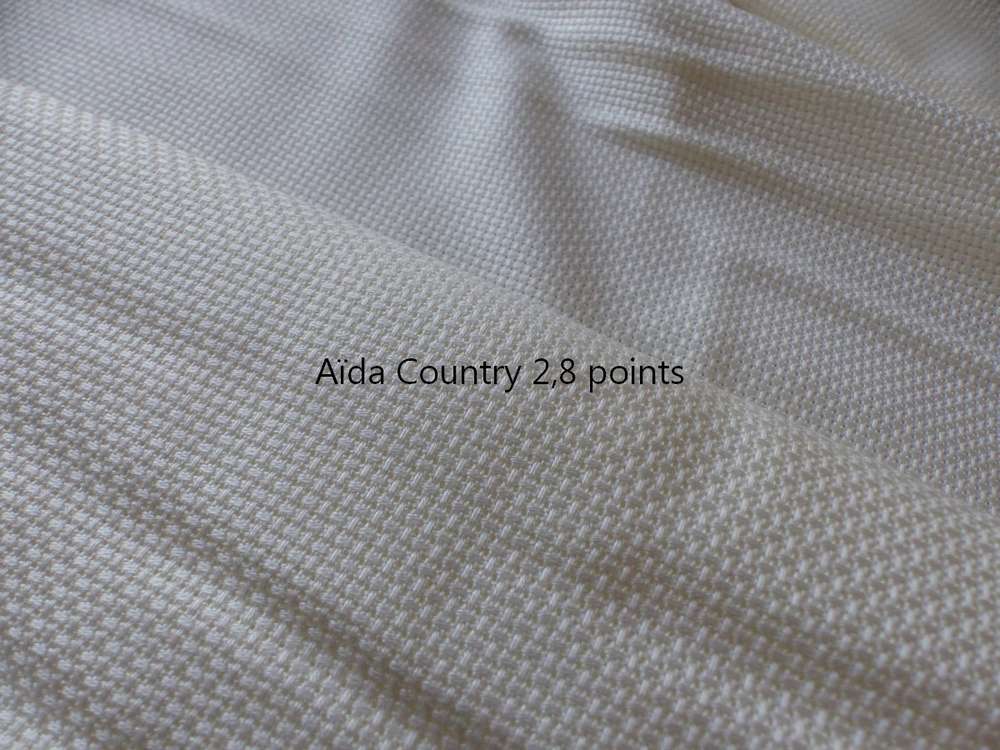 P1100659_ml Aïda Country 2.8 pts Zweigart col 11 , reste 2 coupons de 35x140cm – Image 1