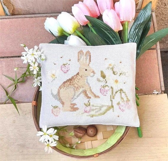 Samplers-and-Primitives-Bunny-and-strawberries_ml Samplers and Primitives - Bunny and strawberries – Image 1