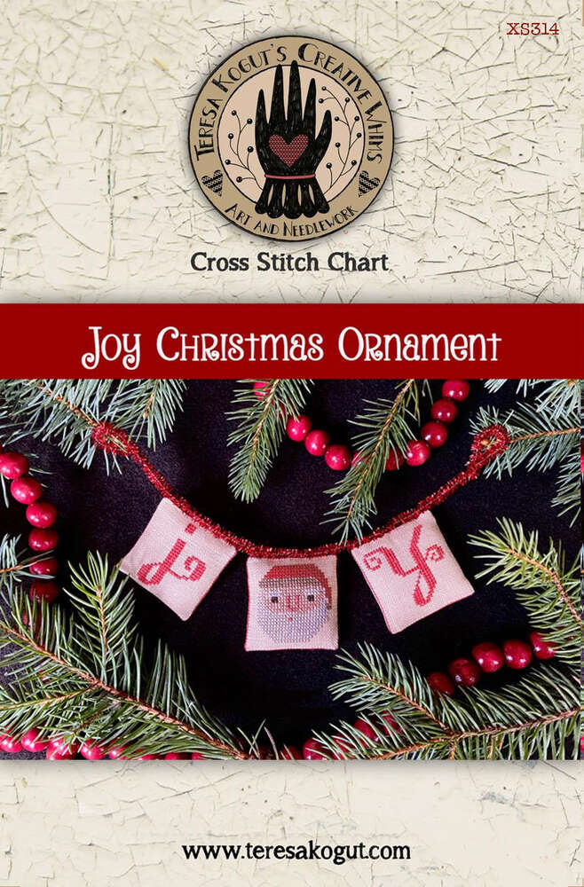 TERESA_KOGUT_-_Joy_Christmas_Ornament_ml TERESA KOGUT - Joy Christmas Ornament – Image 1