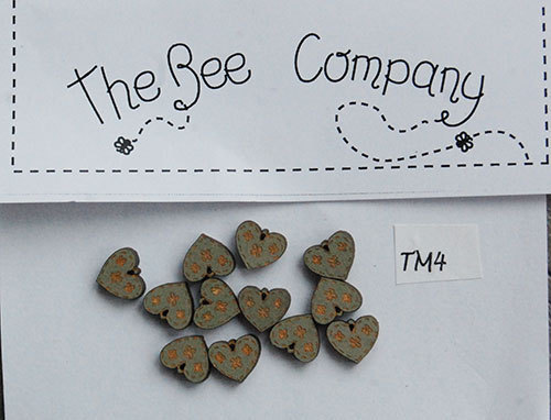 The Bee Company - Mini Coeurs  Coloris Vert TM4