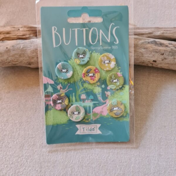 Tilda - Carte de boutons Tilda Sunday brunch 16mm (vert)
