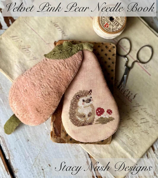 Stacy Nash Designs - Velvet pink Pear Needle book