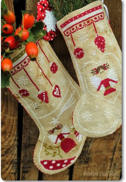 Madame Chantilly - Angels Christmas Stocking