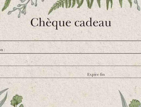 10 Euros - Chèque cadeau